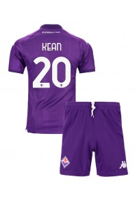 Fiorentina Moise Kean #20 Babytruitje Thuis tenue Kind 2024-25 Korte Mouw (+ Korte broeken)